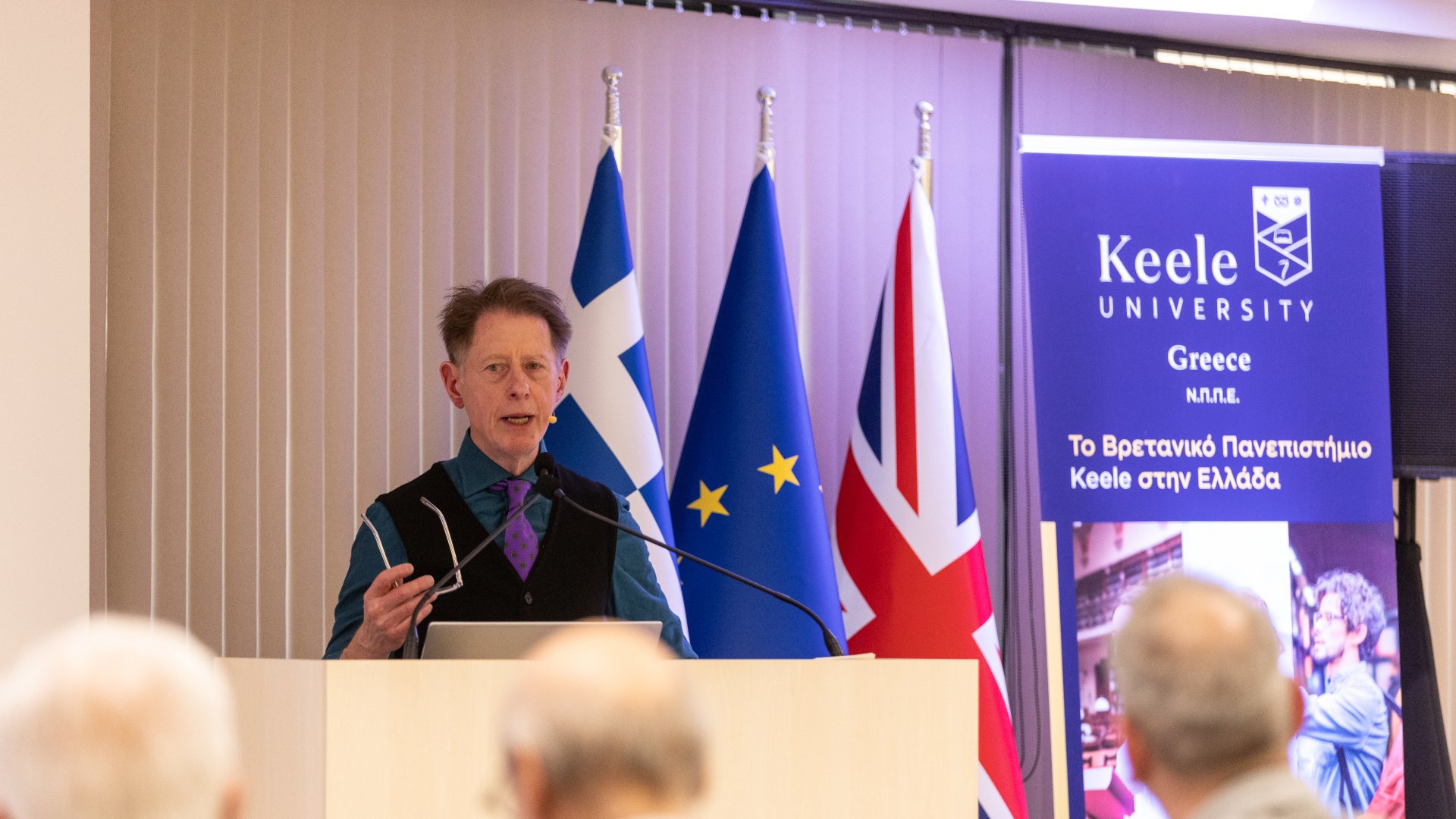 tim-tomlinson-keele-greece-martios2026 Ομιλία από τον Καθηγητή Δημιουργικής Γραφής του ΝYU Tim Tomlinson στο Keele Greece